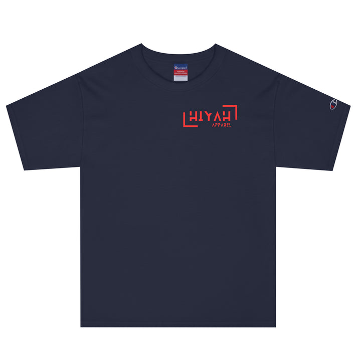 Red Boxed Minimal HiYah Apparel T-Shirt