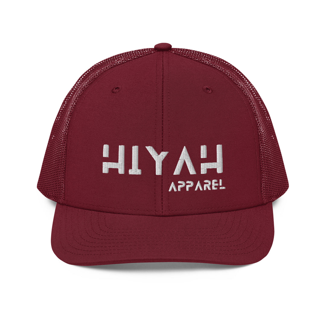 White HiYah Trucker Hat